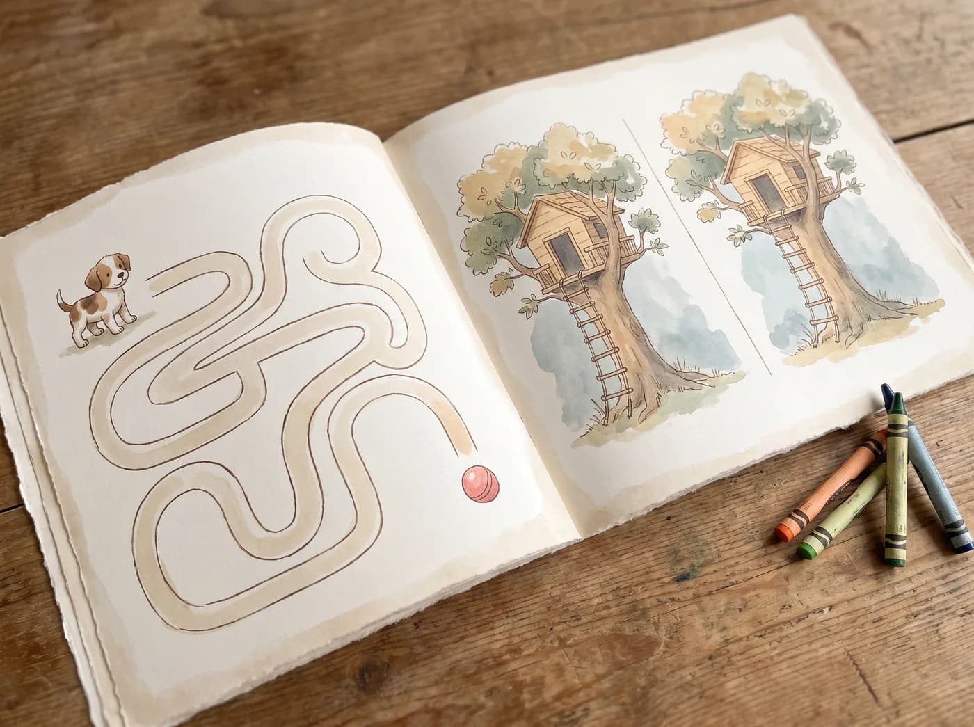 Children's Activity Book Illustration