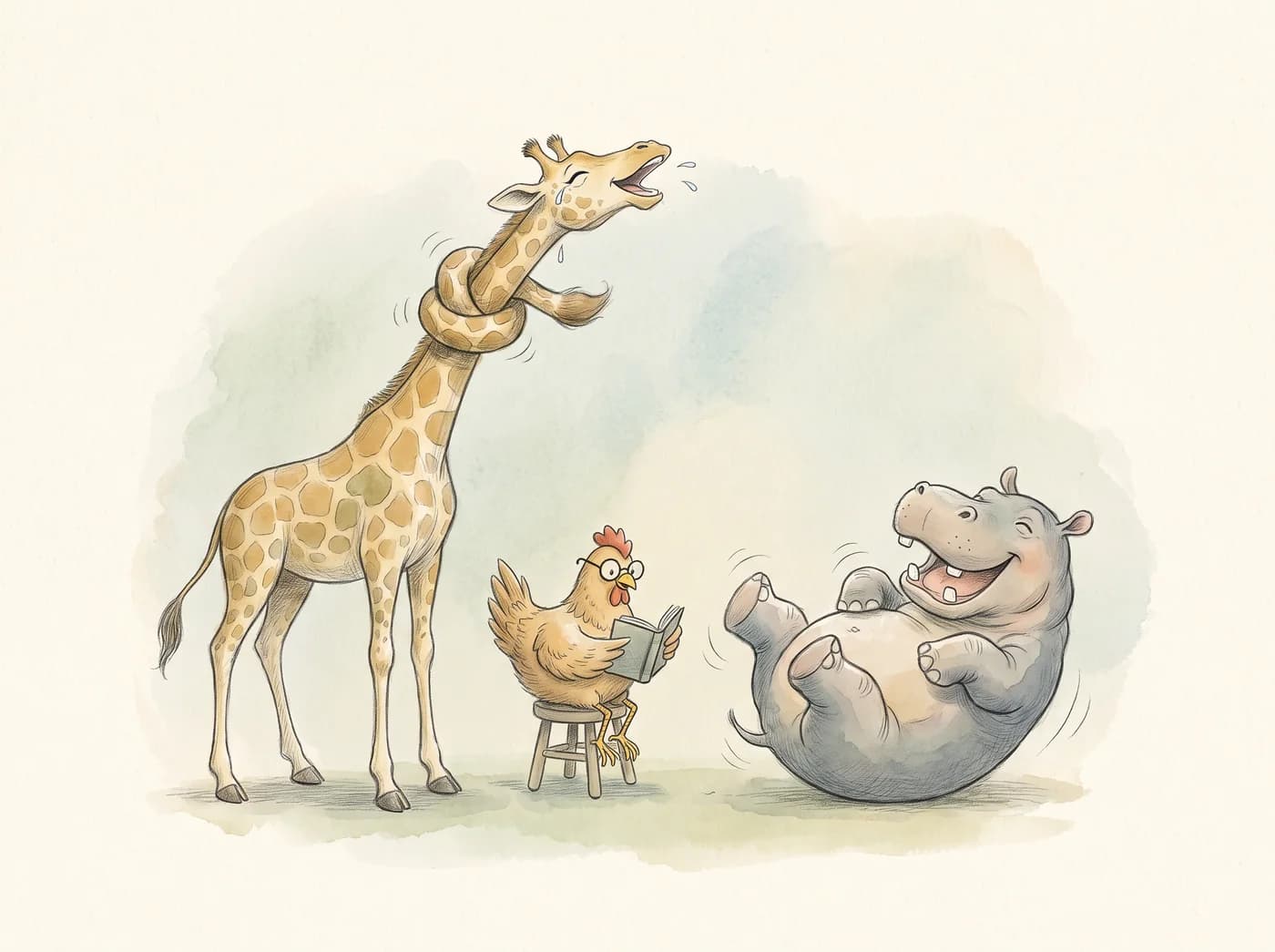 Children's Joke Book Illustration