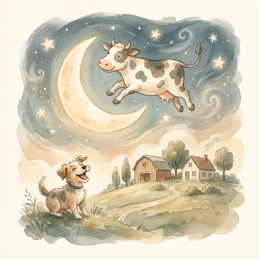 Nursery Rhyme Book Illustration