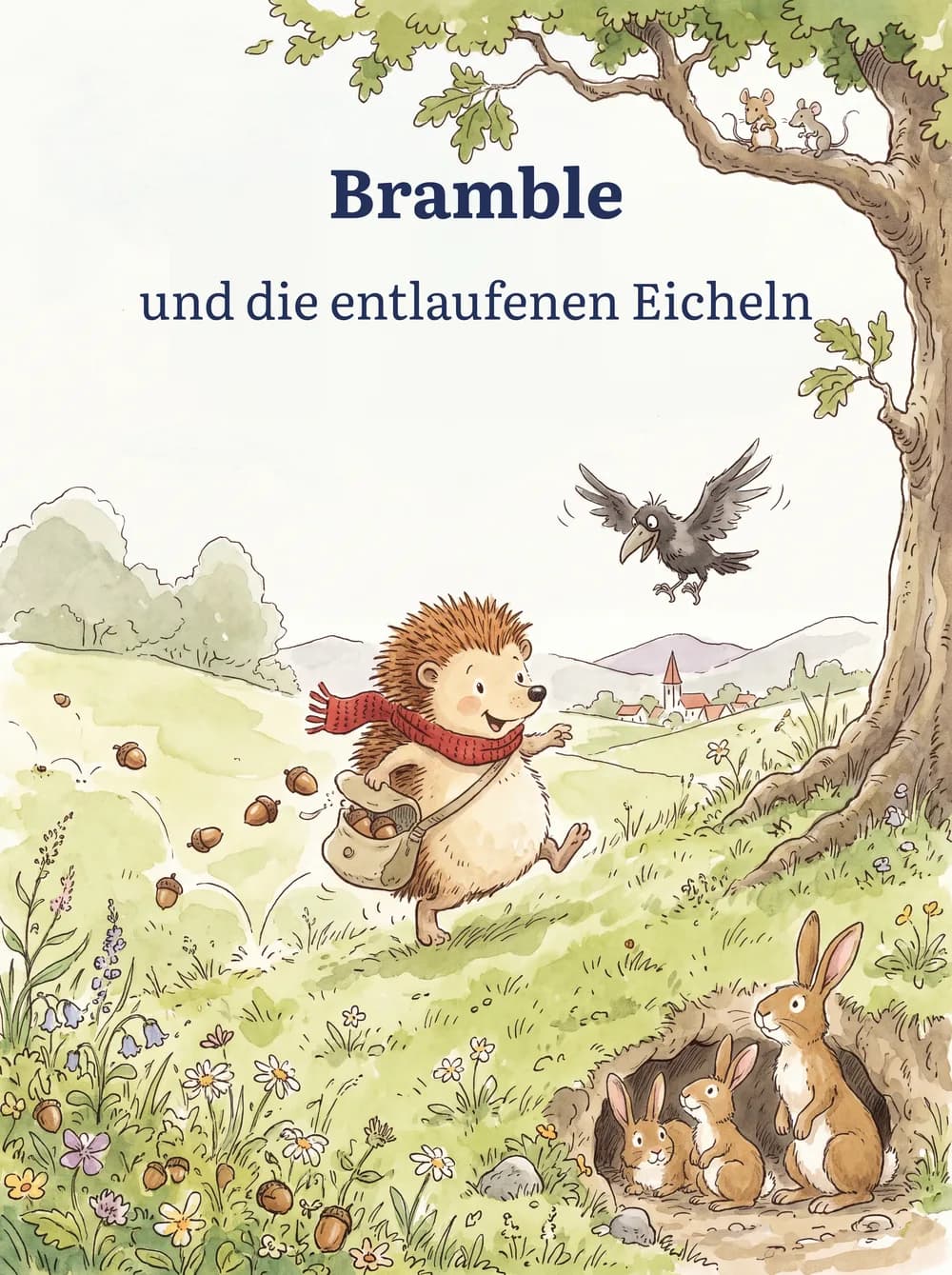 Bramble und die entlaufenen Eicheln — Cover