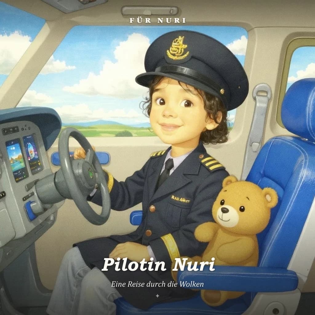 Pilotin Nuri — Beispiel-Cover, Kundenauftrag