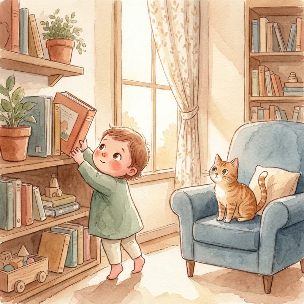 Children's Books for 3 Year Olds — watercolour illustration sample