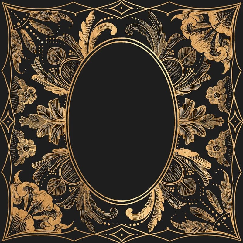 Formal black & gold
