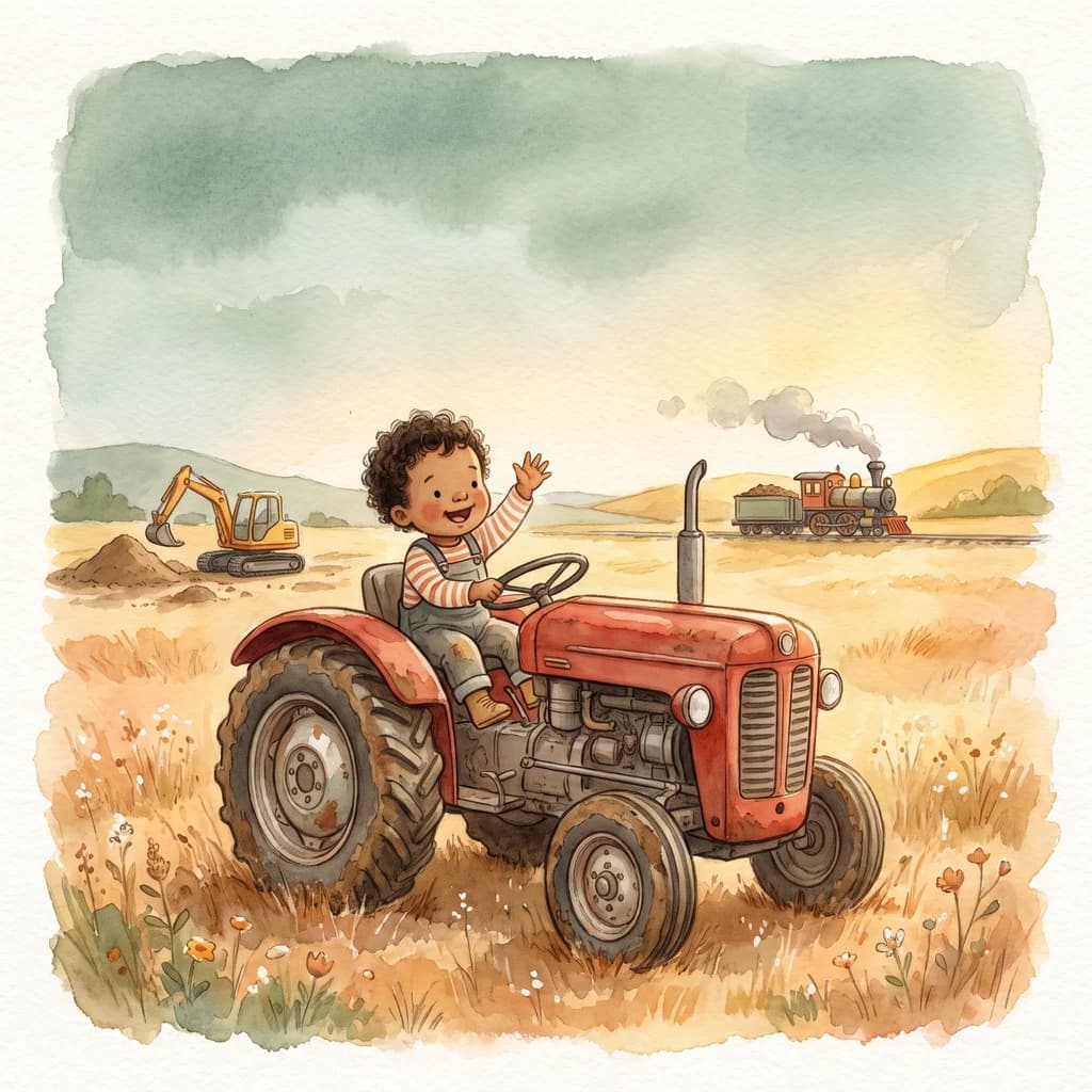 Personalized Vehicle Book for Children