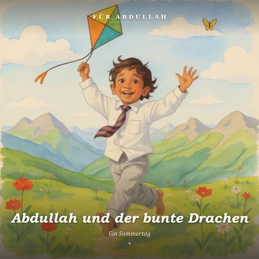 «Abdullah und der bunte Drachen» — Beispiel-Cover