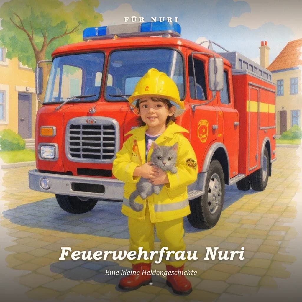 «Feuerwehrfrau Nuri» — Beispiel-Cover