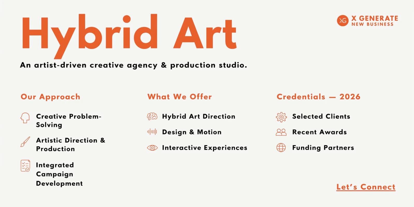 Agency pitch deck design sample